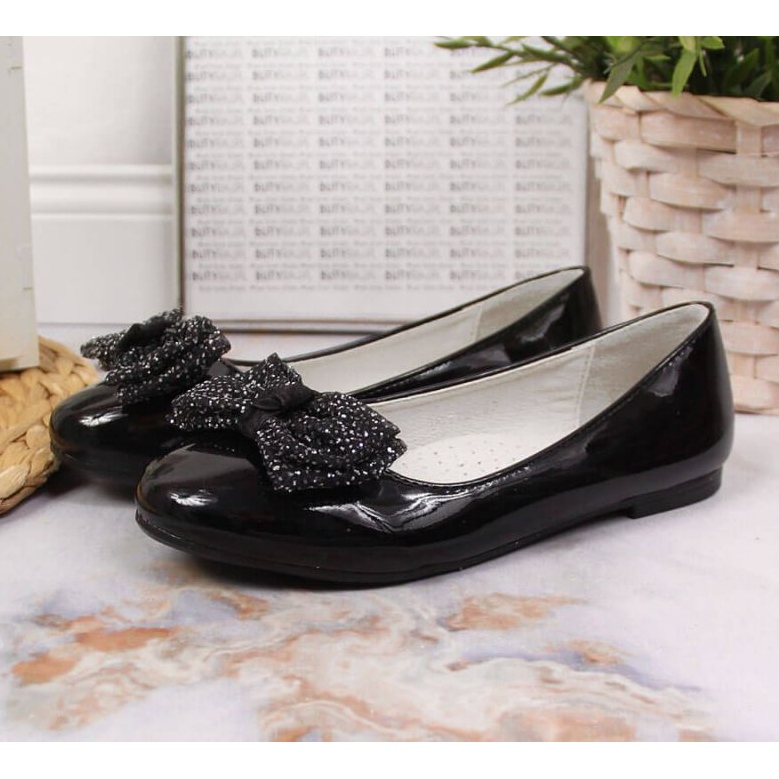 Bailarinas lacadas S. Barski Jr. OLI153A negro 2