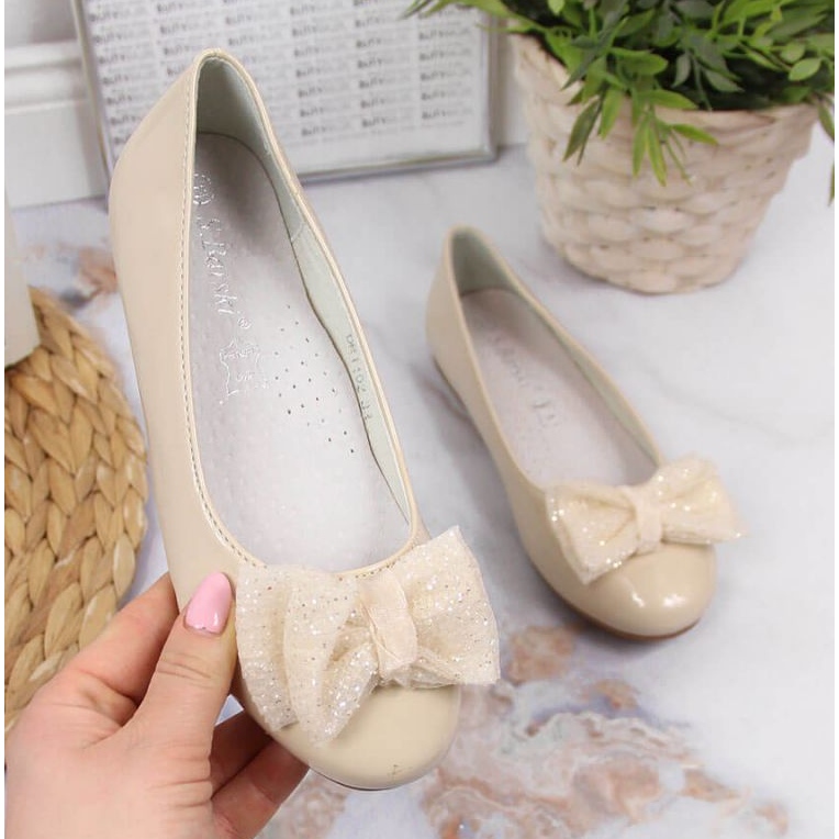 Bailarinas lacadas S. Barski Jr. OLI153B beige 1 Bailarinas lacadas S. Barski Jr. OLI153B beige 1