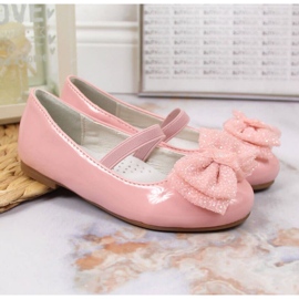 Bailarinas con elástico S. Barski W OLI154B rosa rosado 2