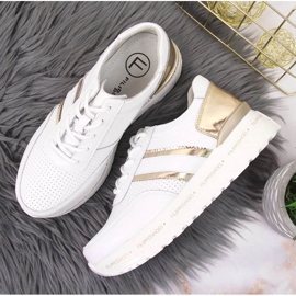 Zapatillas de cuero en la plataforma Filippo W PAW328A blanco 3
