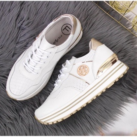 Zapatillas de cuero en la plataforma Filippo W PAW332 blanco 3