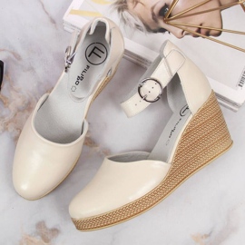 Sandalias con cuña Filippo W PAW340A beige 3