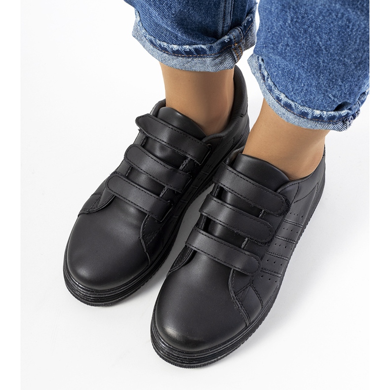 Zapatillas negras en la plataforma Nizza negro 1 Zapatillas negras en la plataforma Nizza negro 1