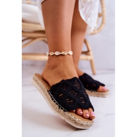 Pantuflas Polly Light de mujer de color negro 3