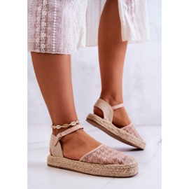 Alpargatas Mujer Con Hebilla Nude Charlene beige 4