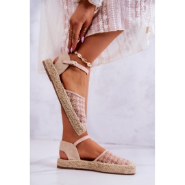 Alpargatas Mujer Con Hebilla Nude Charlene beige 3
