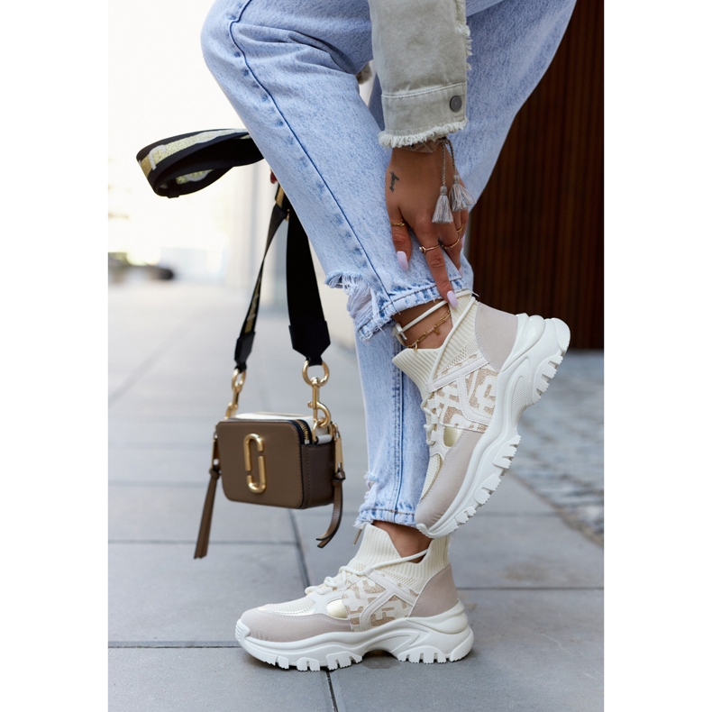 Deportivas Deportivas Beige-Oro Phinell 1