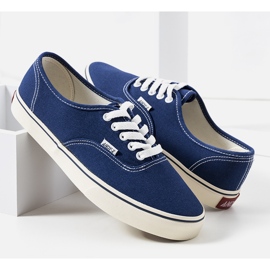 Deportivas de hombre Flax azul marino 2