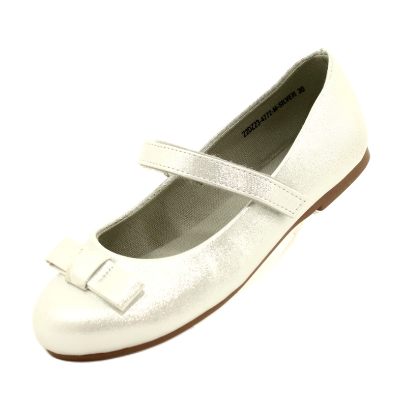 Miss Bailarinas de niñas con arco plateado plata 3 Miss Bailarinas de niñas con arco plateado plata 3