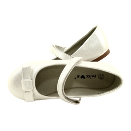 Miss Bailarinas de niñas con arco plateado plata 4 Miss Bailarinas de niñas con arco plateado plata 4