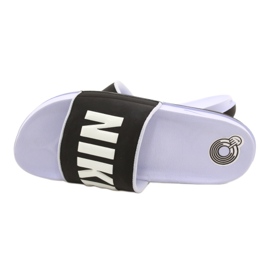 Chanclas Nike Offcourt W BQ4632 007 blanco negro violeta 4