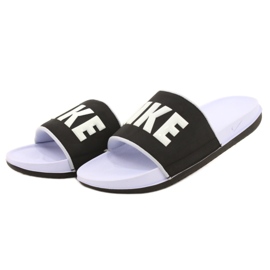 Chanclas Nike Offcourt W BQ4632 007 blanco negro violeta 3