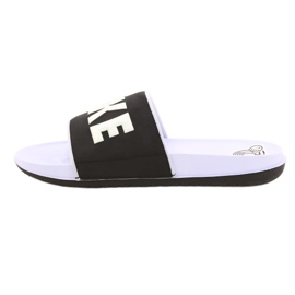 Chanclas Nike Offcourt W BQ4632 007 blanco negro violeta 2