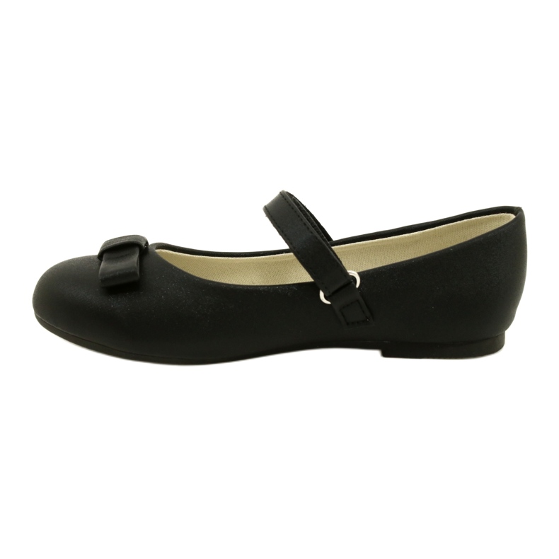 EVE Bailarinas Negras Con Lazo Velcro MISSE negro 1