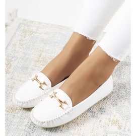 Mocasines mujer Petterd blanco 1 Mocasines mujer Petterd blanco 1