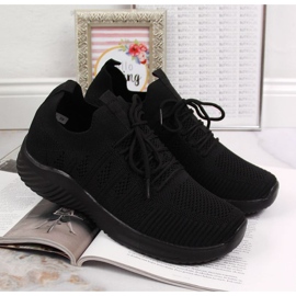Zapatillas deportivas negras slip on Filippo W PAW341 negro 2