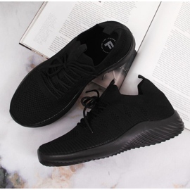 Zapatillas deportivas negras slip on Filippo W PAW341 negro 3