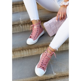 Zapatillas Clásicas Altas Big Star JJ274382 Rosa rosado 4