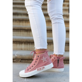 Zapatillas Clásicas Altas Big Star JJ274382 Rosa rosado 3