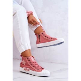 Zapatillas Clásicas Altas Big Star JJ274382 Rosa rosado 7
