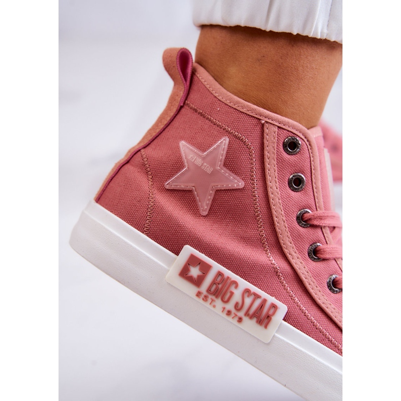 Zapatillas Clásicas Altas Big Star JJ274382 Rosa rosado 1