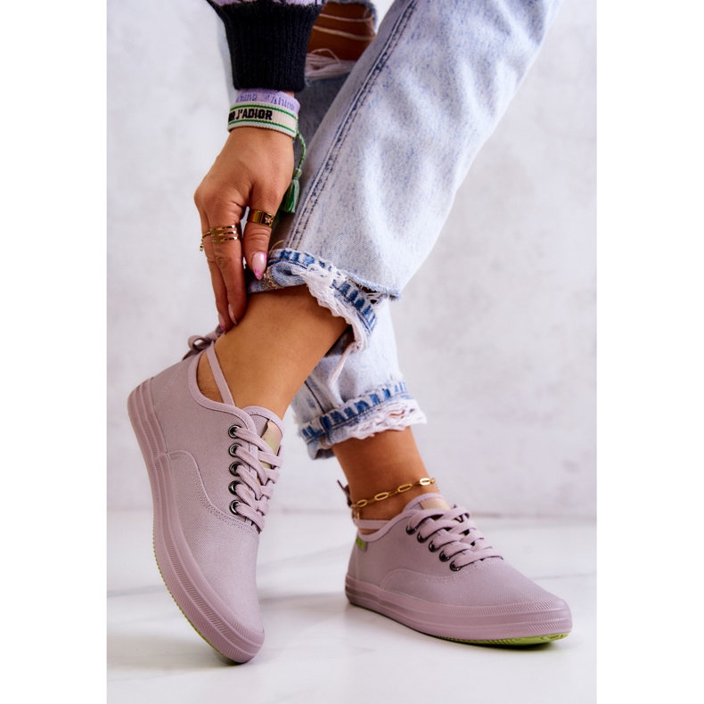 Zapatillas Mujer Ligeras Big Star JJ274264 Gris rosa 2