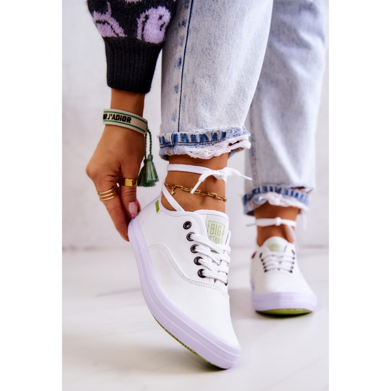 Sneakers Mujer Ligeras Big Star JJ274260 Blanco 1