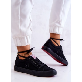 Deportivas mujer material Cross Jeans JJ2R4049C Negro 3
