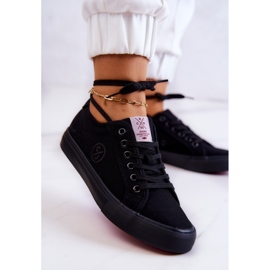 Deportivas mujer material Cross Jeans JJ2R4049C Negro 2