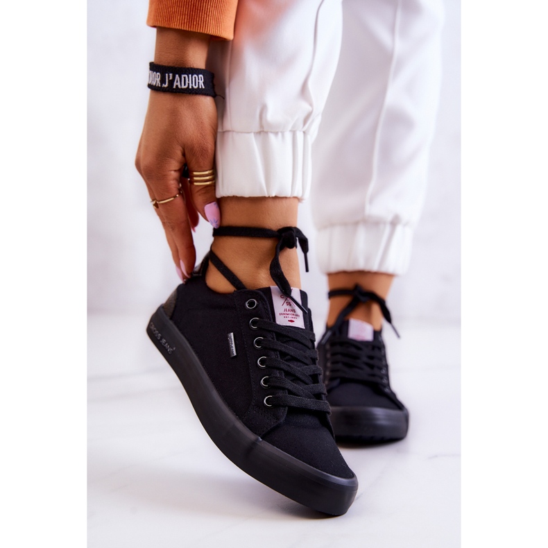 Sneakers Mujer Tied Cross Jeans JJ2R4039C Negro 1