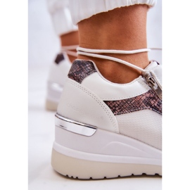Zapatillas Mujer On Wedge Cross Jeans JJ2R4028C Blanco 2