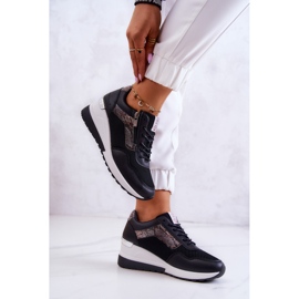 Zapatillas Mujer Cuña Cross Jeans JJ2R4027C Negro 4