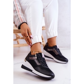 Zapatillas Mujer Cuña Cross Jeans JJ2R4027C Negro 5