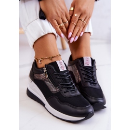 Zapatillas Mujer Cuña Cross Jeans JJ2R4027C Negro 7