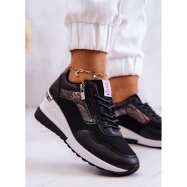 Zapatillas Mujer Cuña Cross Jeans JJ2R4027C Negro 3