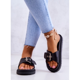 Zapatillas Clásicas Con Hebilla Big Star JJ274A307 Negro 2