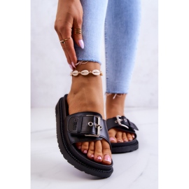 Zapatillas Clásicas Con Hebilla Big Star JJ274A307 Negro 1