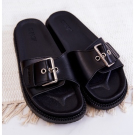 Zapatillas Clásicas Con Hebilla Big Star JJ274A307 Negro 6