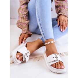 Zapatillas Clásicas Con Hebilla Big Star JJ274A309 Blanco 3