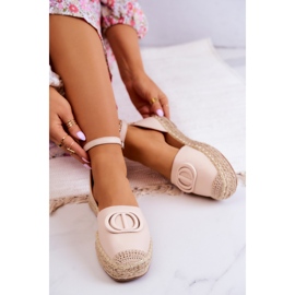 FE1 Alpargatas Con Adorno Nells Beige Claro 5