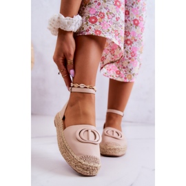 FE1 Alpargatas Con Adorno Nells Beige Claro 9
