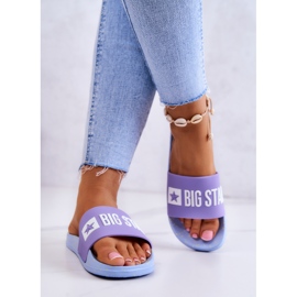 Pantuflas Mujer Big Star JJ274A525 Violeta-Azul 7