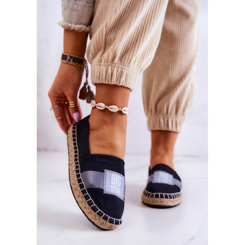 Alpargatas Mujer Slip Big Star JJ274963 Negro 2