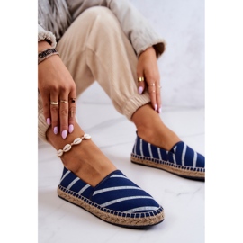 Alpargatas Clásicas Mujer Big Star JJ274960 Azul Marino 6