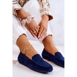 Mocasines Mujer Ante Big Star JJ274659 Azul Marino 6