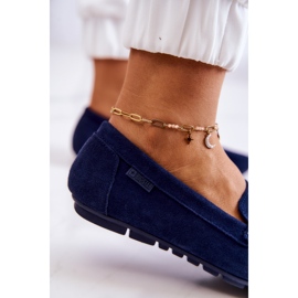 Mocasines Mujer Ante Big Star JJ274659 Azul Marino 4