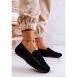 Mocasines Mujer Ante Big Star JJ274654 Negro 2