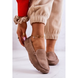 Mocasines Mujer Ante Big Star JJ274658 Cappuccino beige marrón 4
