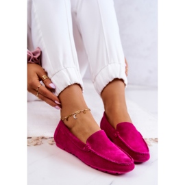 Mocasines Mujer Ante Big Star JJ274656 Fucsia rosado 5