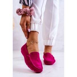 Mocasines Mujer Ante Big Star JJ274656 Fucsia rosado 1